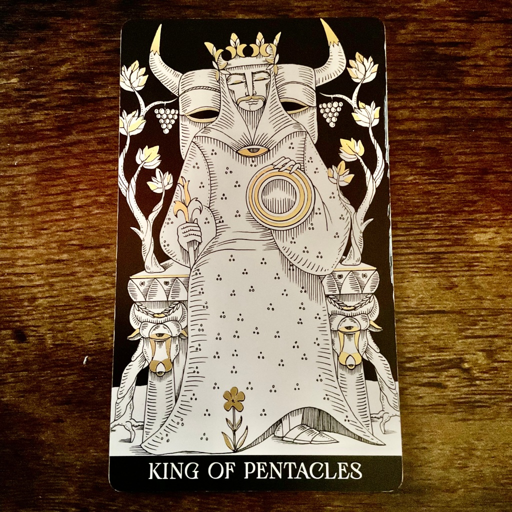 King of Pentacles from the Symbolic Soul Tarot